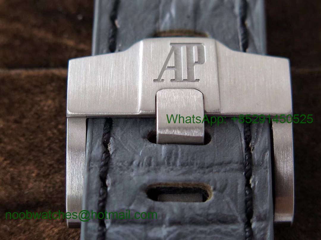 Replica Audemars Piguet AP Royal Oak Offshore 2014 Gray Themes JF 1:1 V2 Best Edition A3126(Free Rubber Strap)