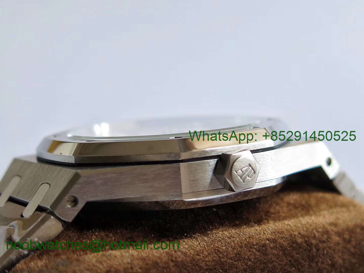 Replica Audemars Piguet AP Royal Oak 41mm 15400 SS JF 1:1 Best Edition Gray Textured Dial on SS Bracelet A3120 V5