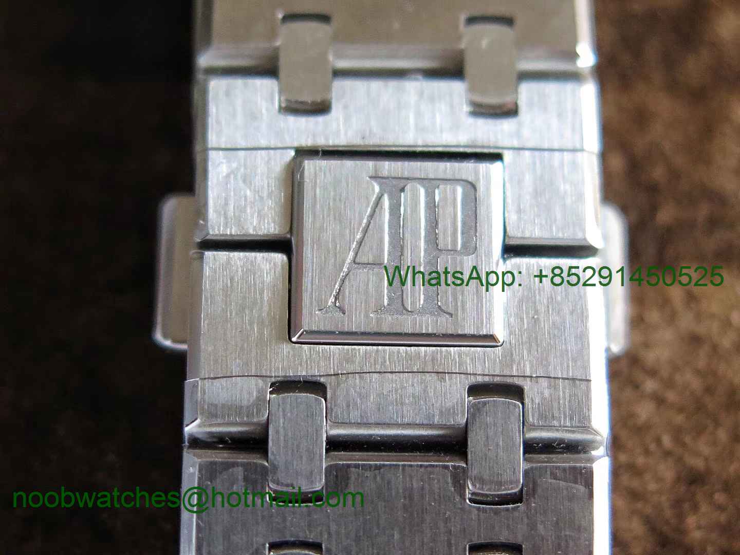 Replica Audemars Piguet AP Royal Oak 41mm 15400 SS JF 1:1 Best Edition Gray Textured Dial on SS Bracelet A3120 V5