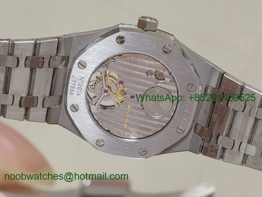 Replica Audemars Piguet AP Royal Oak Tourbillon Extra-thin SS JF 1:1 Best Edition Gray Dial