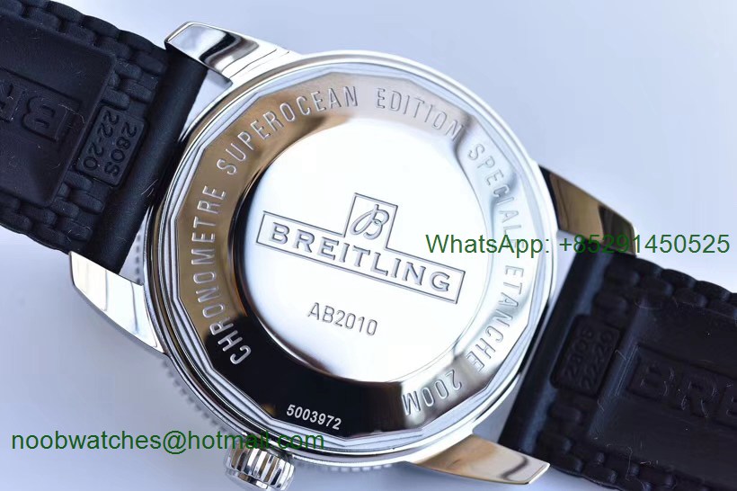 Replica Breitling SuperOcean Heritage ii 42mm SS GF 1:1 Best Edition White Dial A2824 V2