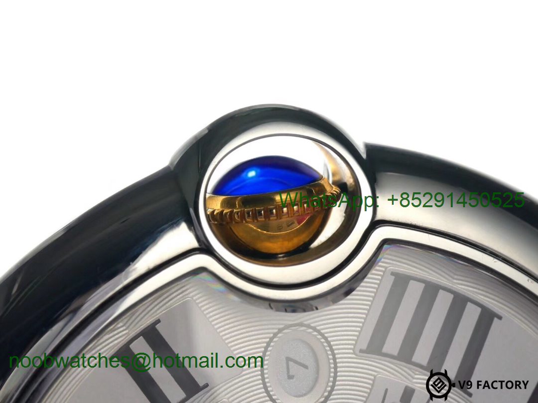 Replica Cartier Ballon Bleu 42mm SS/Yellow Gold Thick Wrapped V9F 1:1 Best Edition A1847