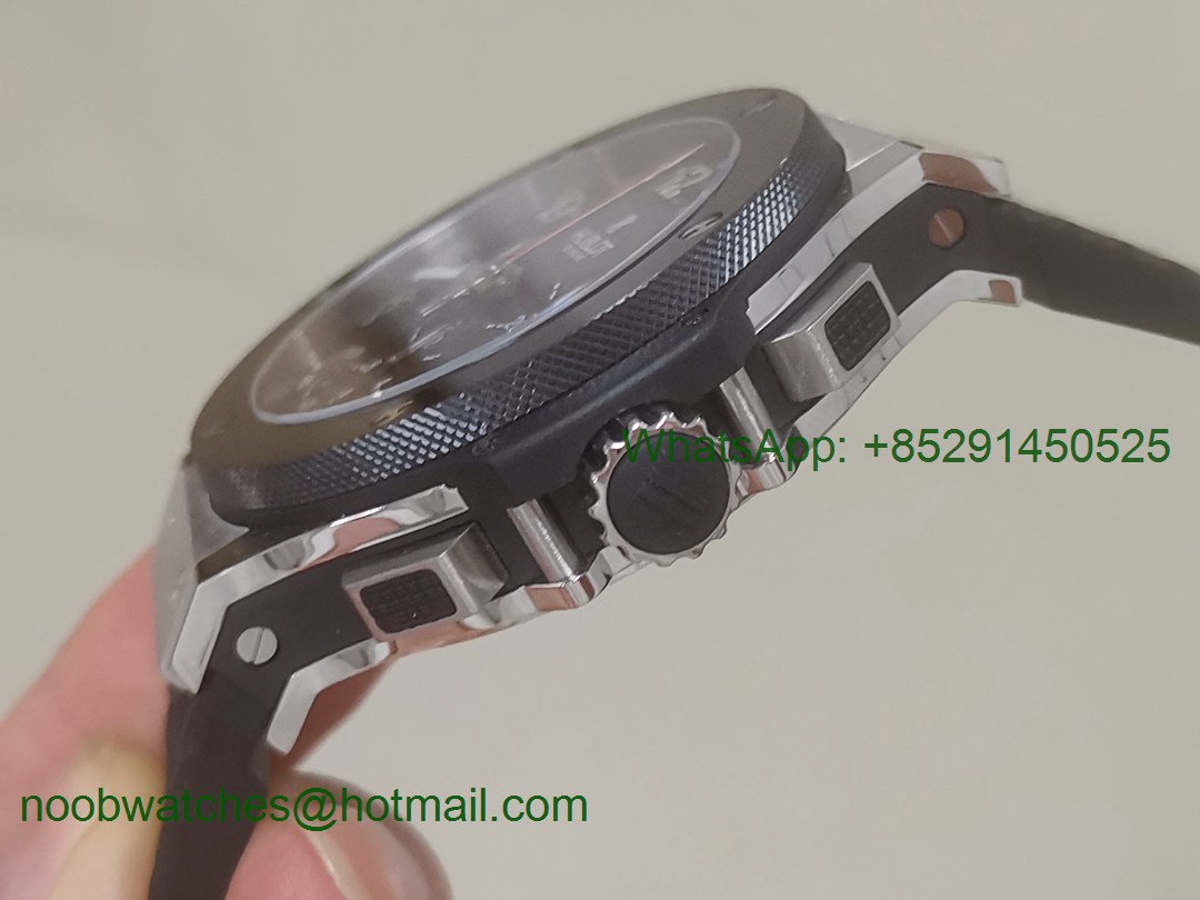 Replica Hublot Big Bang Evolution 44mm SS Black Dial Ceramic Bezel V6F 1:1 Best HUB4104