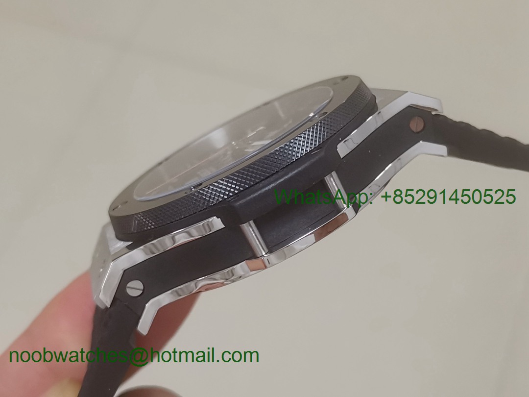 Replica Hublot Big Bang Evolution 44mm SS Black Dial Ceramic Bezel V6F 1:1 Best HUB4104