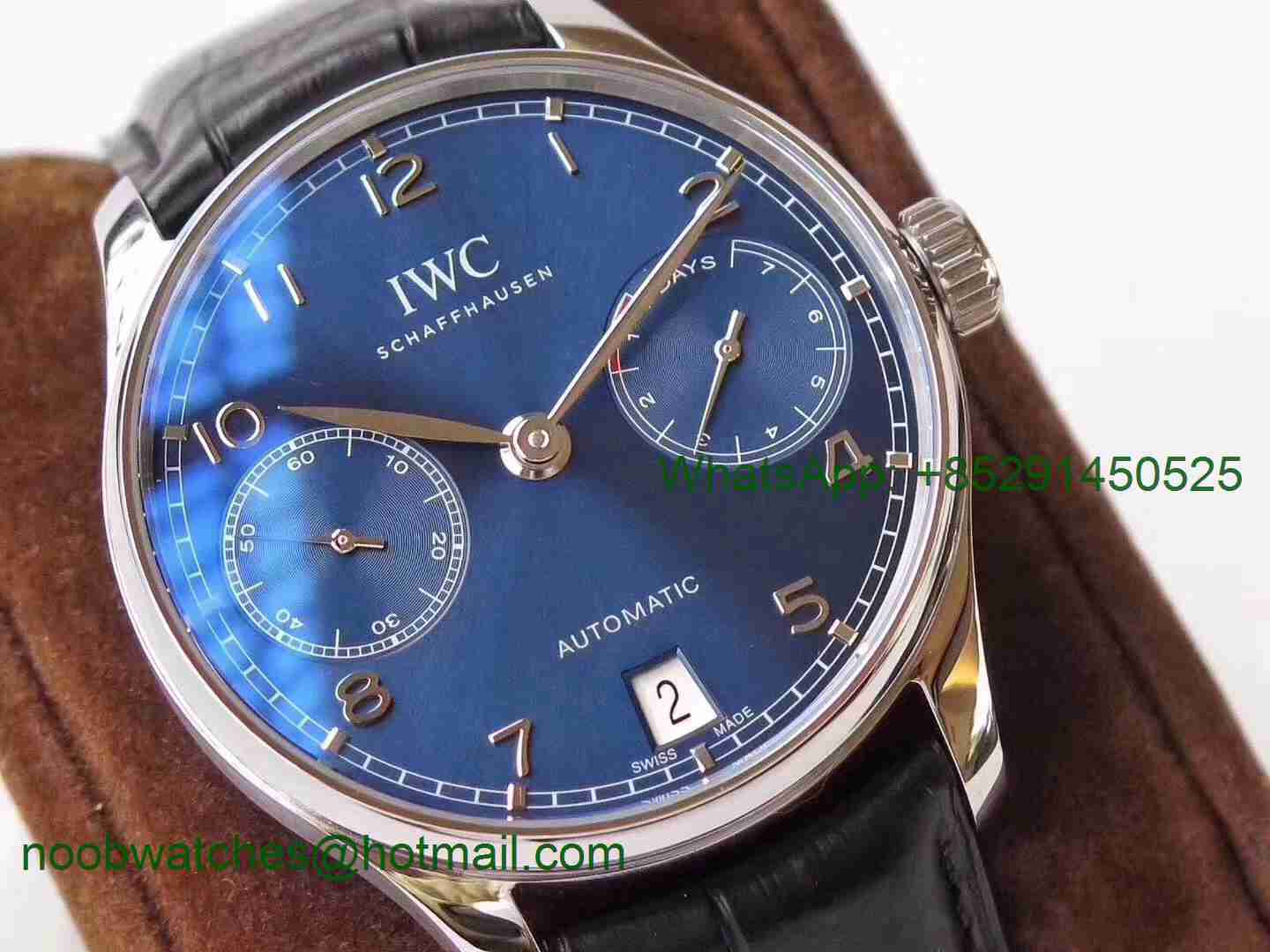 Replica IWC Portuguese Real Power Reserve IW500710 ZF 1:1 Best Edition Blue Dial A52010 V4