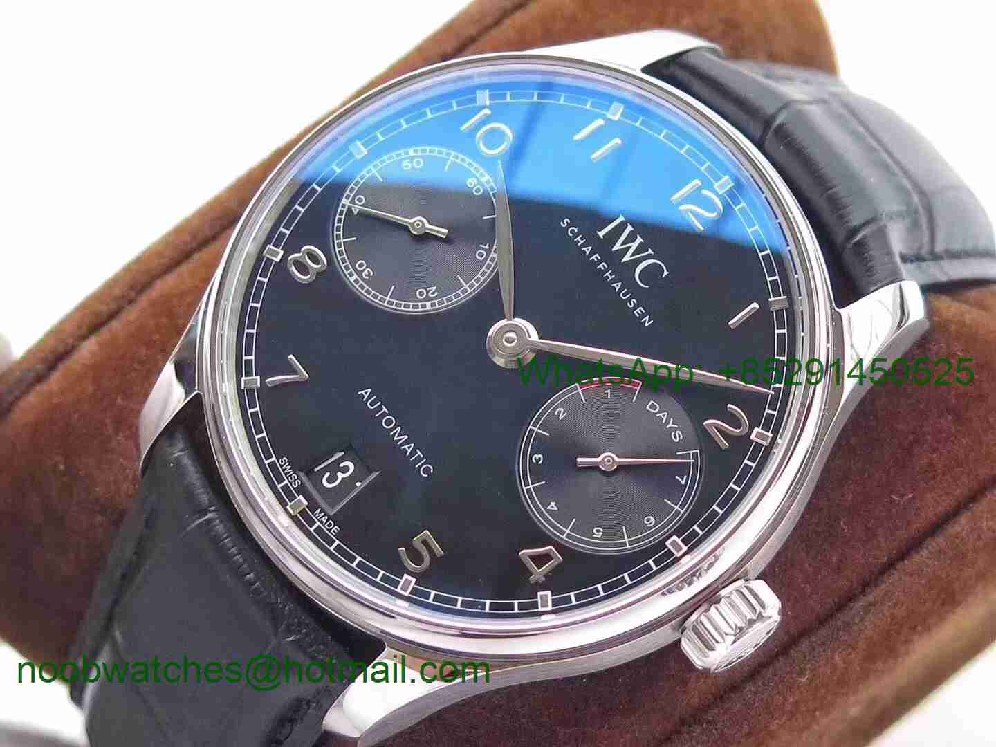 Replica IWC Portuguese Real Power Reserve IW500703 ZF 1:1 Best Edition Black Dial A52010 V4