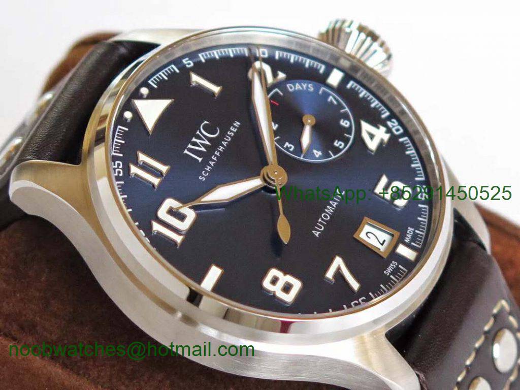 Replica IWC Big Pilot Real Power Reserve IW500908 Le Petit Prince Blue Dial ZF 1:1 Best Edition A51111 V2