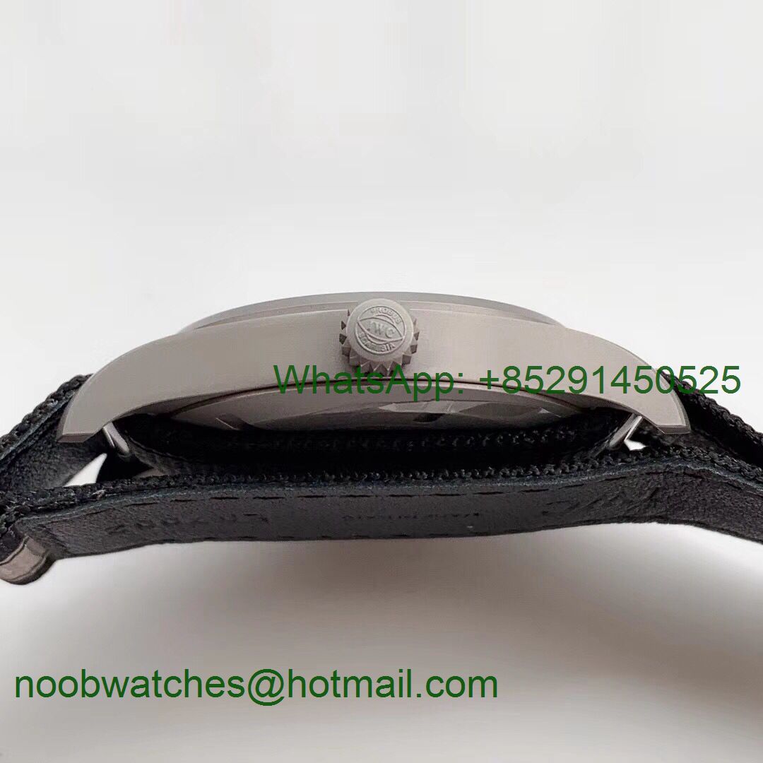 Replica IWC Mark XVIII IW327006 Titanium Grand M+F 1:1 Best Edition Black Dial A35111 (Free Leather Strap)