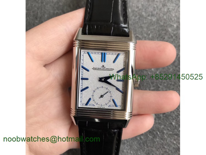 Replica Jaeger Lecoultre JLC Reverso Tribute Two Face MGF MG Factory 1:1 Best Edition Gray Dial Circle Sub Dial MG854A/2