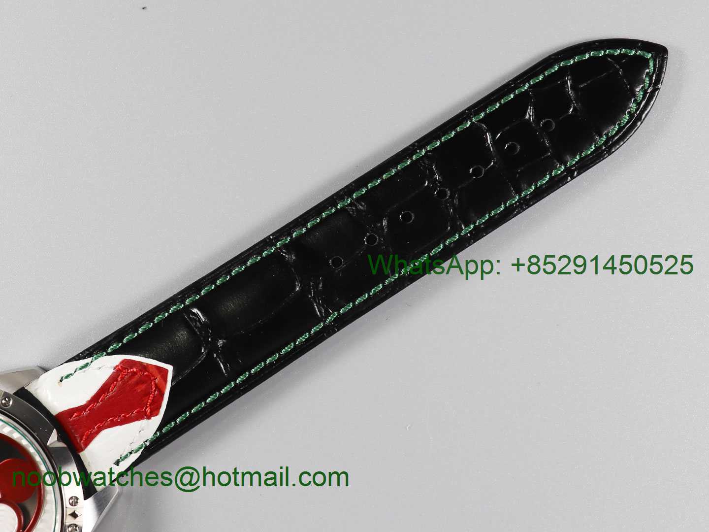 Replica Konstantin Chaykin Joker SS Joker Dial TWF Green Inner Bezel on Green Leather Strap NH35A