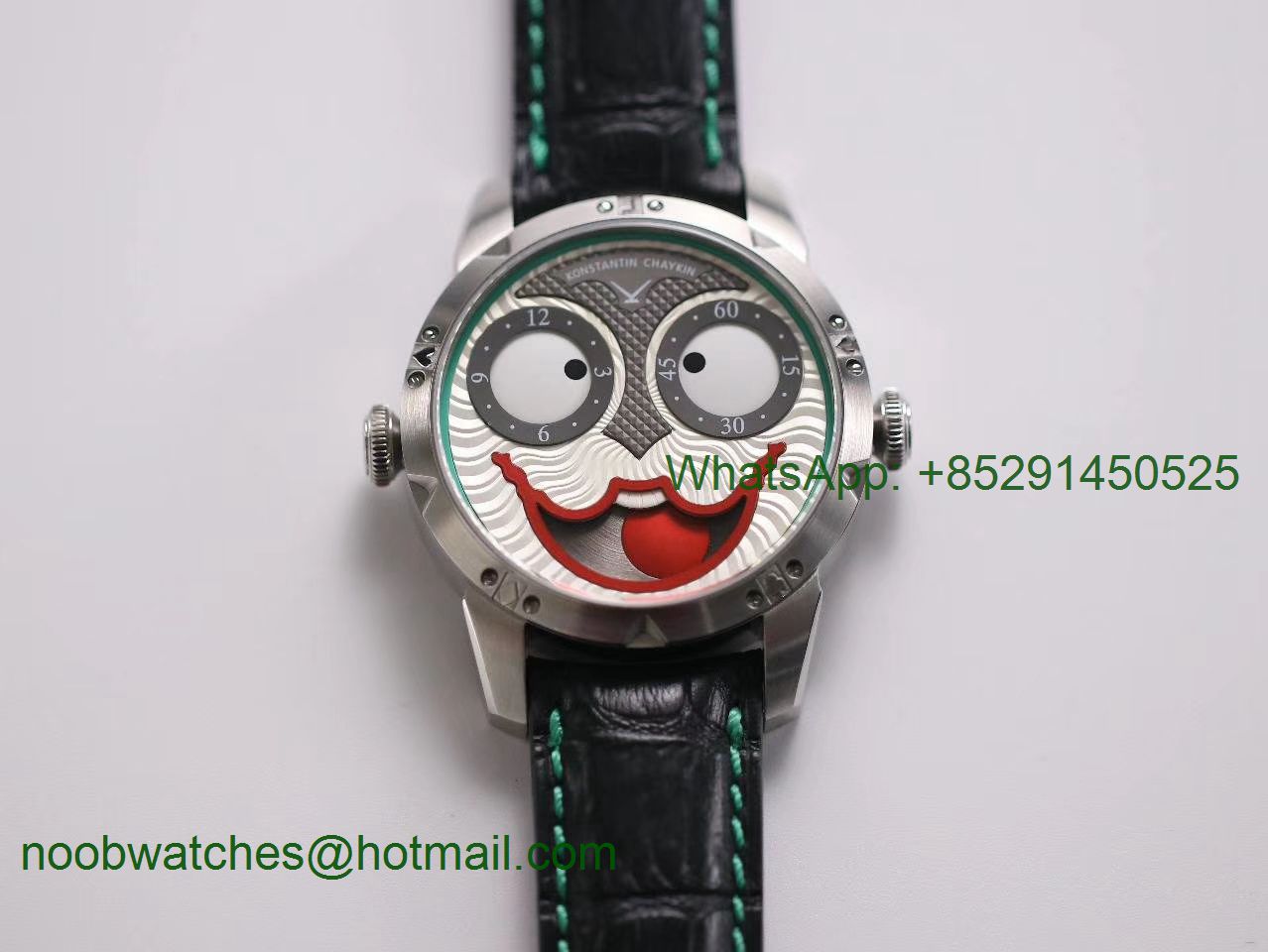 Replica Konstantin Chaykin Joker SS V9F Best Edition Joker Dial Green Inner Bezel A2824