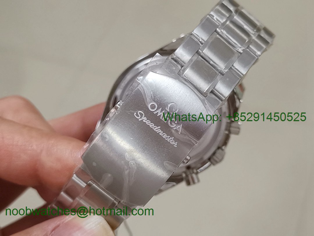 Replica OMEGA Speedmaster Moonwatch OMF 1:1 Best Edition White Dial Black Hand on SS Bracelet A9900