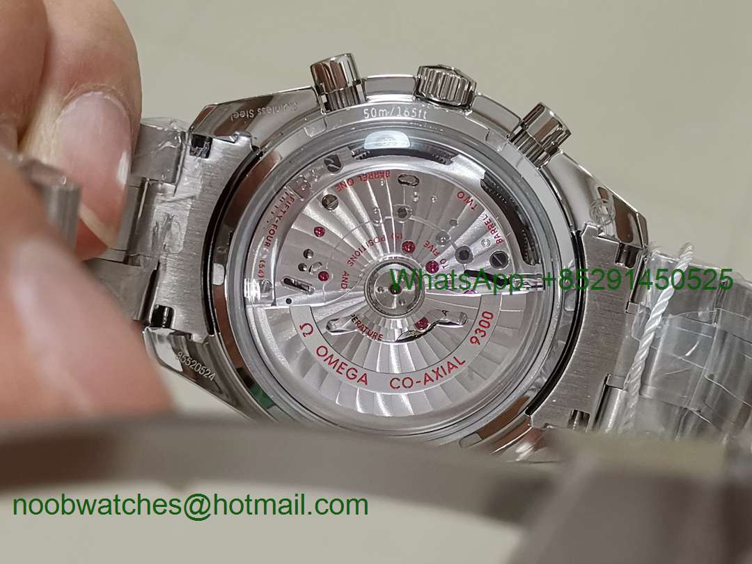 Replica OMEGA Speedmaster Moonwatch OMF 1:1 Best Edition White Dial Black Hand on SS Bracelet A9900