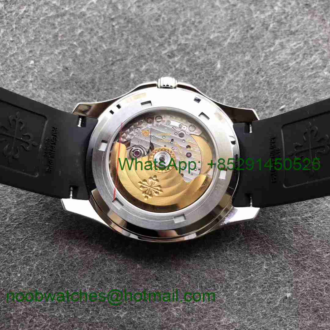 Replica Patek Philippe Aquanaut 5167 SS KMF 1:1 Best Edition Black Dial on Black Rubber Strap A324 Clone