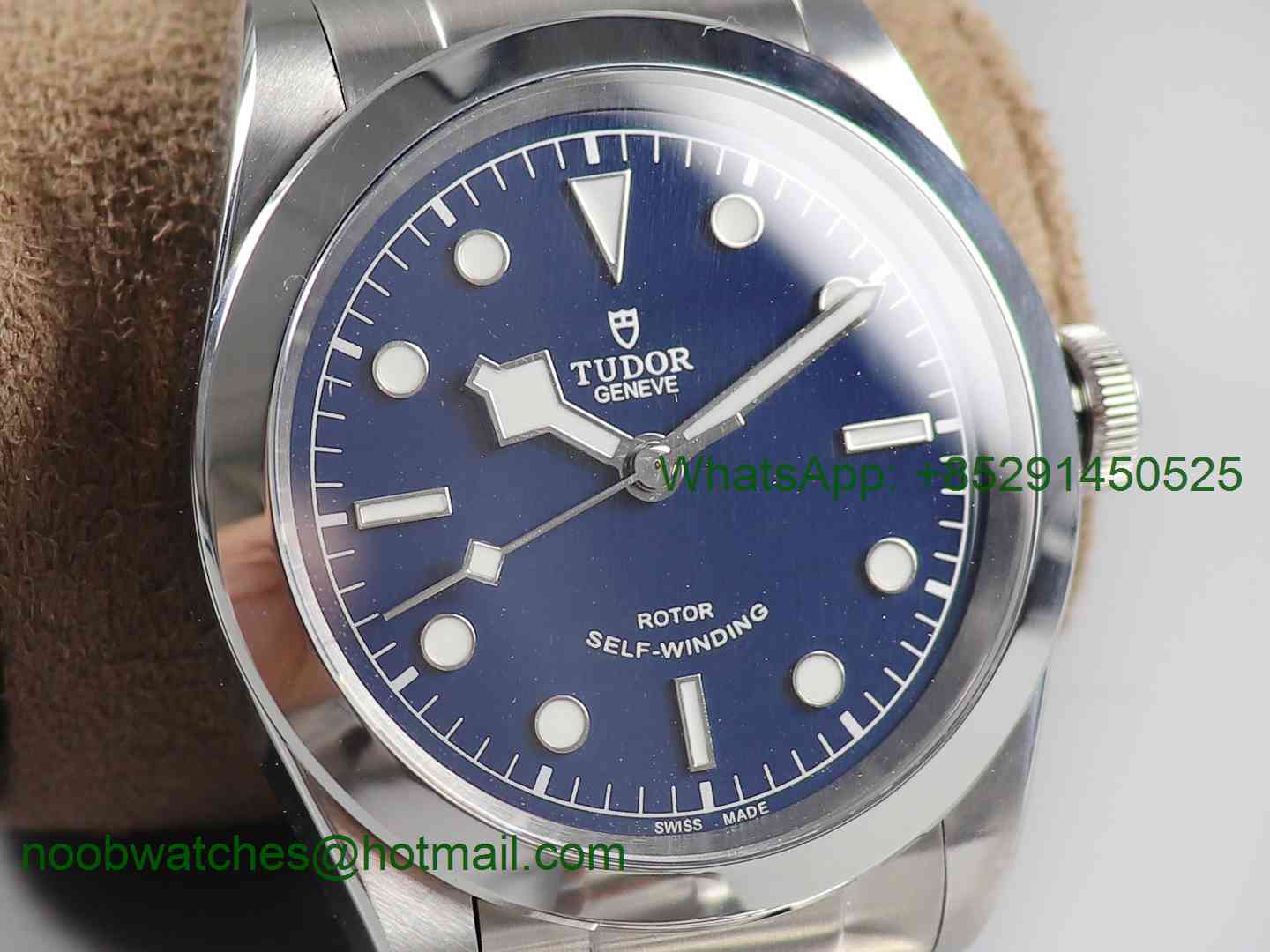 Replica Tudor Black Bay 41mm LF 1:1 Best Edition Blue Dial on SS Bracelet A2824
