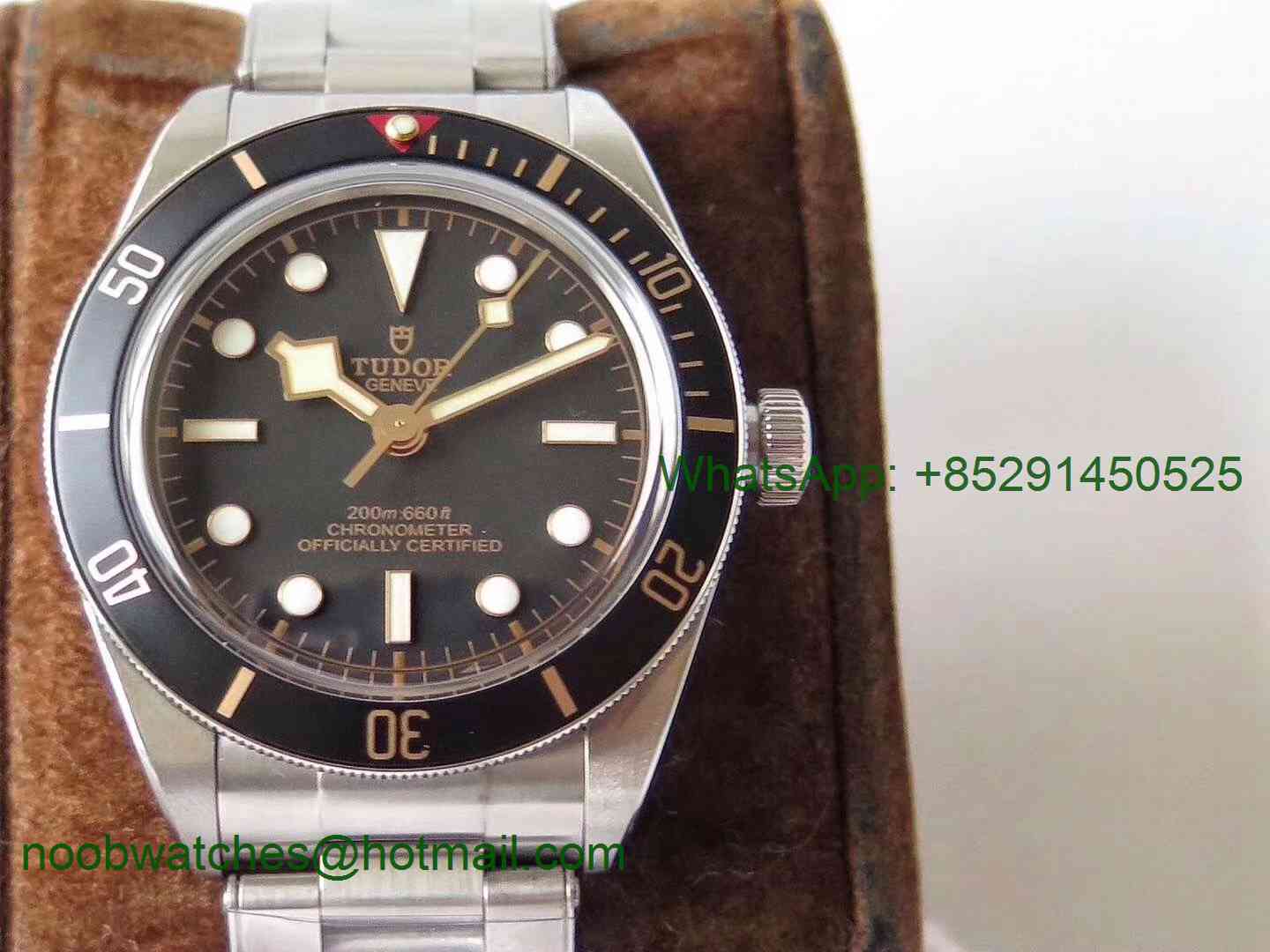 Replica Tudor Black Bay Fifty Eight 58th 39mm SS ZF 1:1 Best Edition Black Dial on SS Bracelet A2824