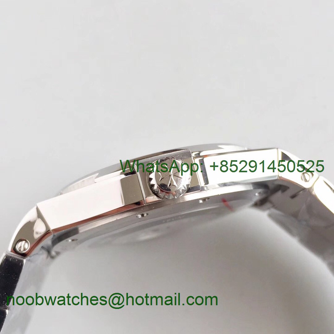 Replica Vacheron Constantin VC Overseas SS JJF 1:1 Best Edition White Textured Dial SS Bracelet MIYOTA9015