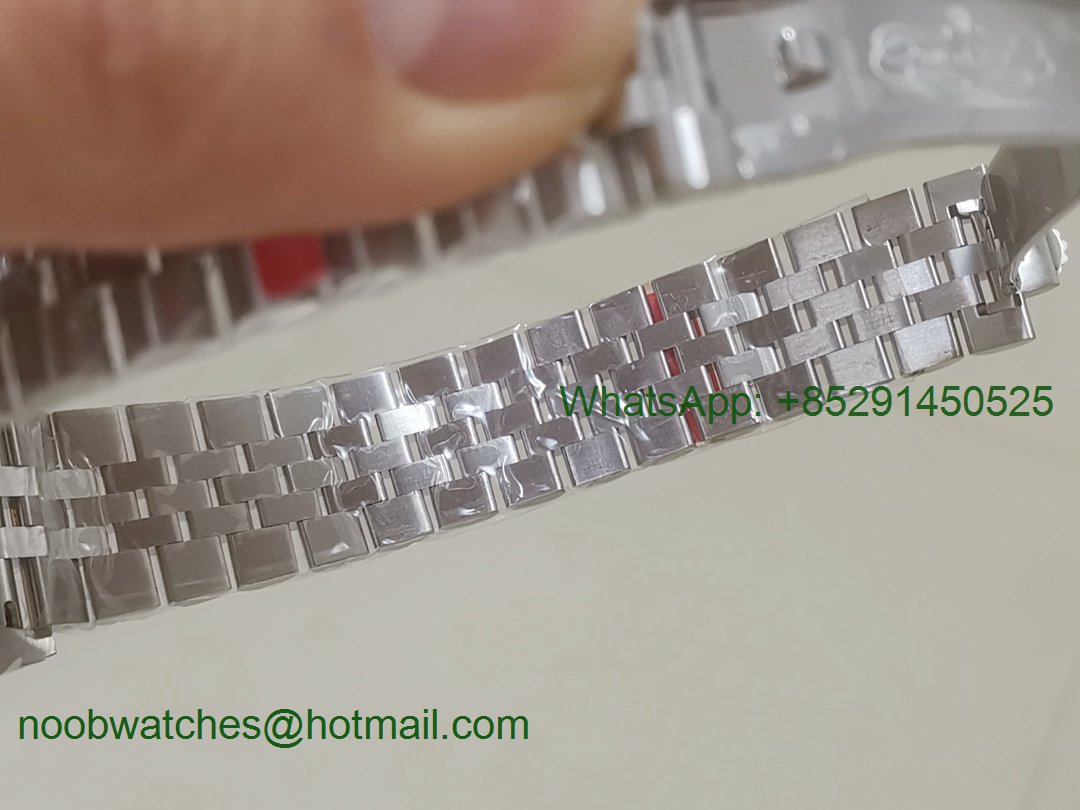 Replica Rolex DateJust 36mm 126234 GMF 1:1 Best Edition 904L Steel Silver Dial Diamonds Markers Jubilee Bracelet A2824