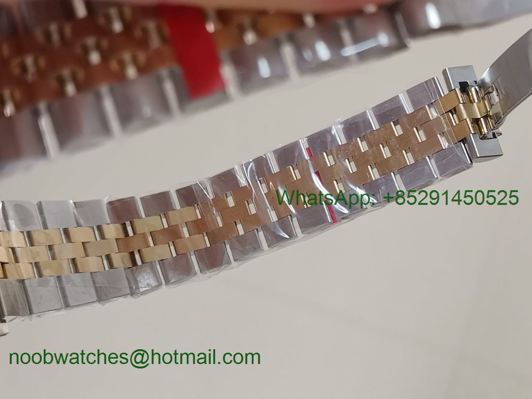 Replica Rolex DateJust 36mm 2tone 18kt Yellow Gold Wrapped 116233 GMF 1:1 Best Gold Dial Diamond Markers A2836