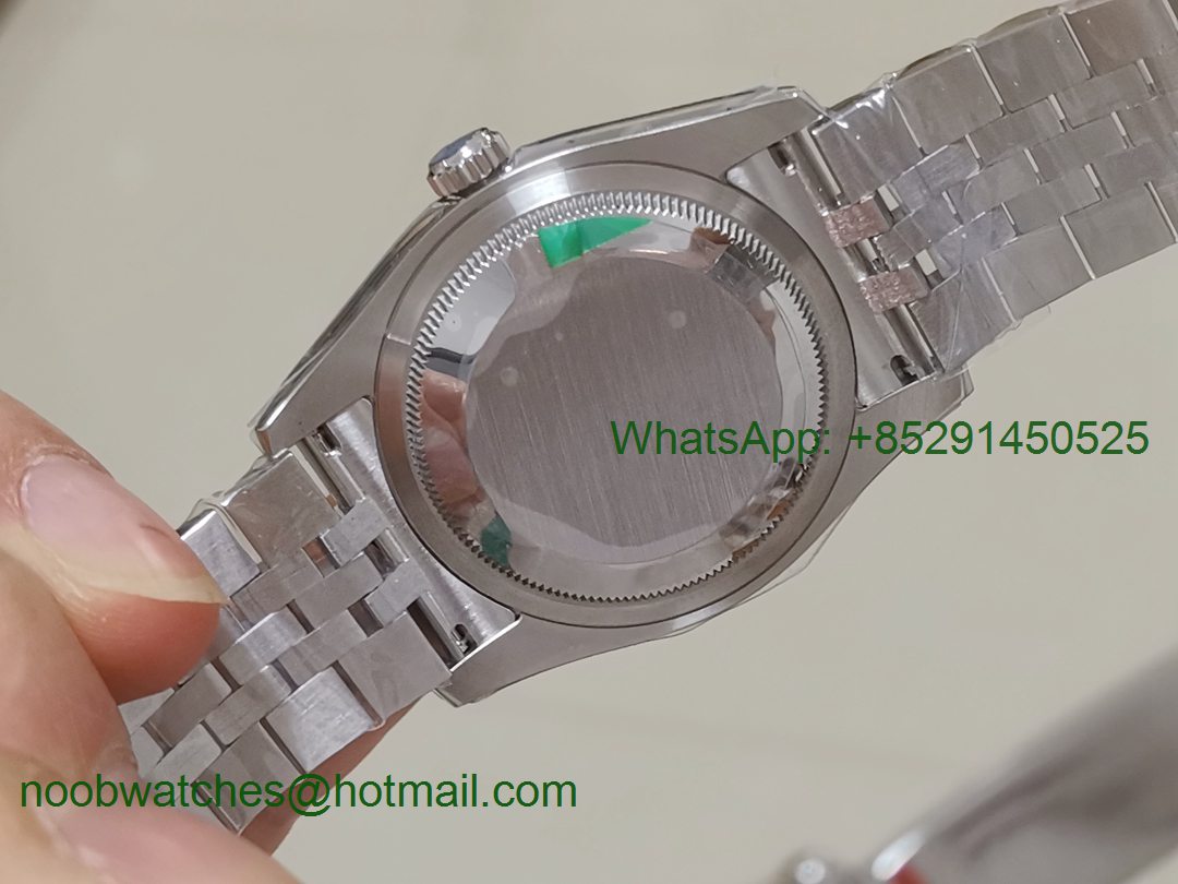 Replica Rolex DateJust 36 SS 116234 ARF 1:1 Best Edition 904L Steel Blue Roman Dial Jubilee Bracelet SH3135 V3