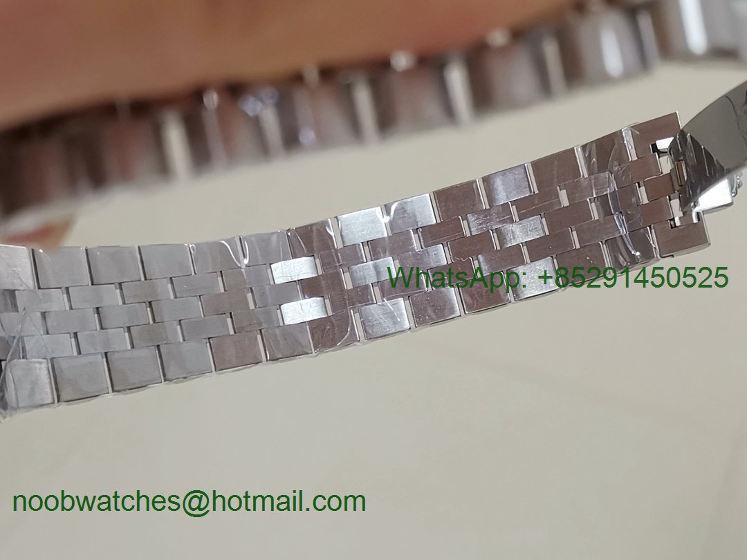 Replica Rolex DateJust 36 SS 116234 ARF 1:1 Best Edition 904L Steel Black Roman Dial Jubilee Bracelet SH3135 V3