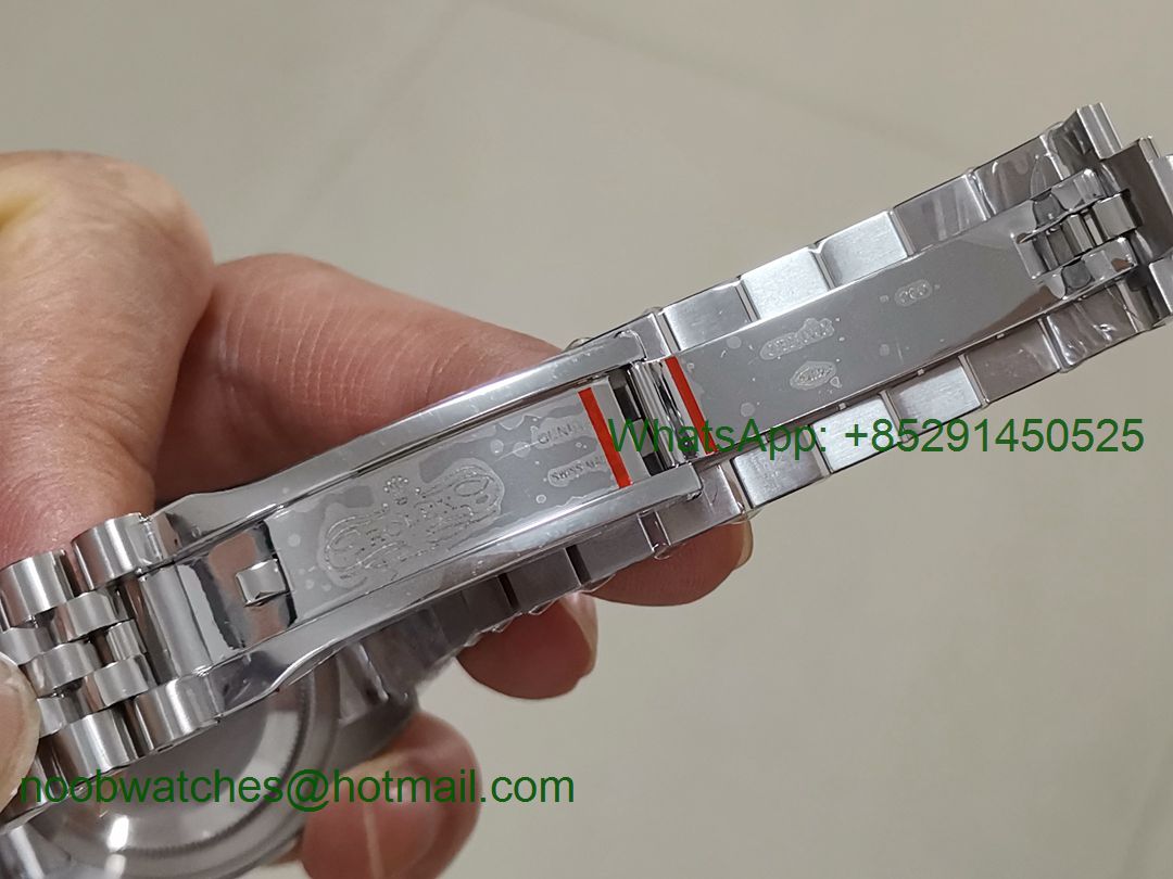 Replica Rolex DateJust 36 SS 116234 ARF 1:1 Best Edition 904L Steel Black Roman Dial Jubilee Bracelet SH3135 V3
