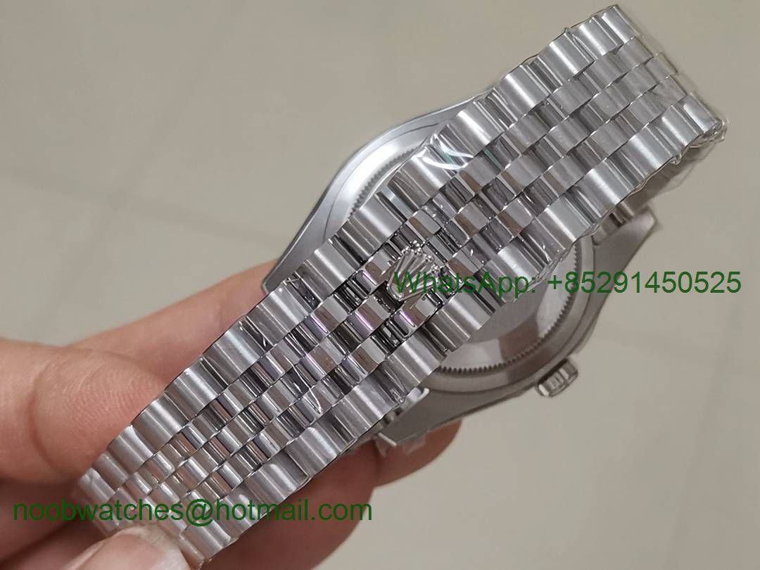 Replica Rolex DateJust 36 SS 116234 ARF 1:1 Best Edition 904L Steel White Dial Jubilee Bracelet SH3135 V3