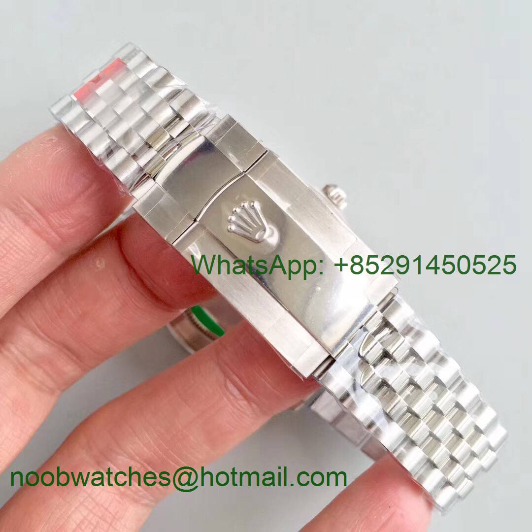 Replica Rolex DateJust 41mm 126334 904L SS GMF 1:1 Best Edition White Dial Jubilee Bracelet A2824
