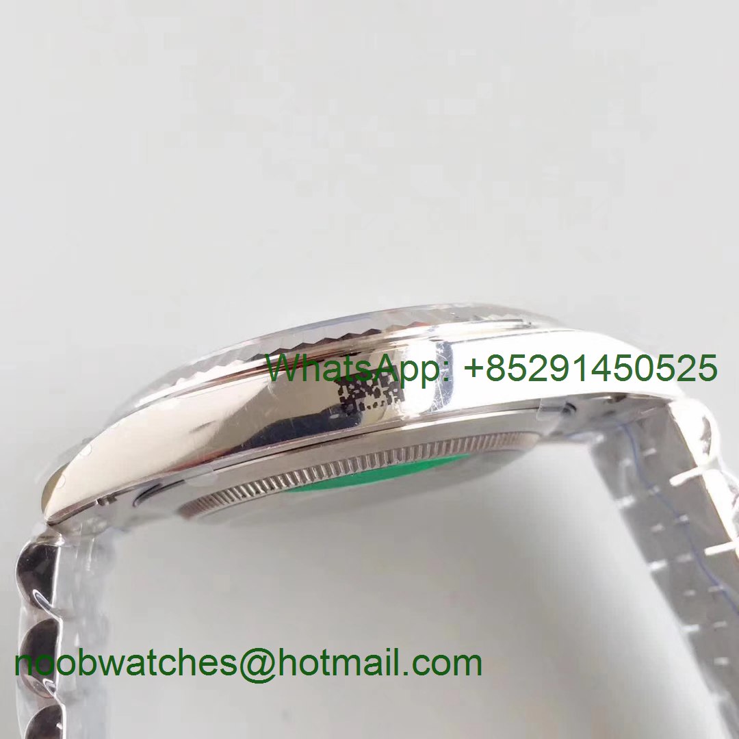Replica Rolex DateJust 41mm 126334 904L SS GMF 1:1 Best Edition Black Dial on Jubilee Bracelet A2824