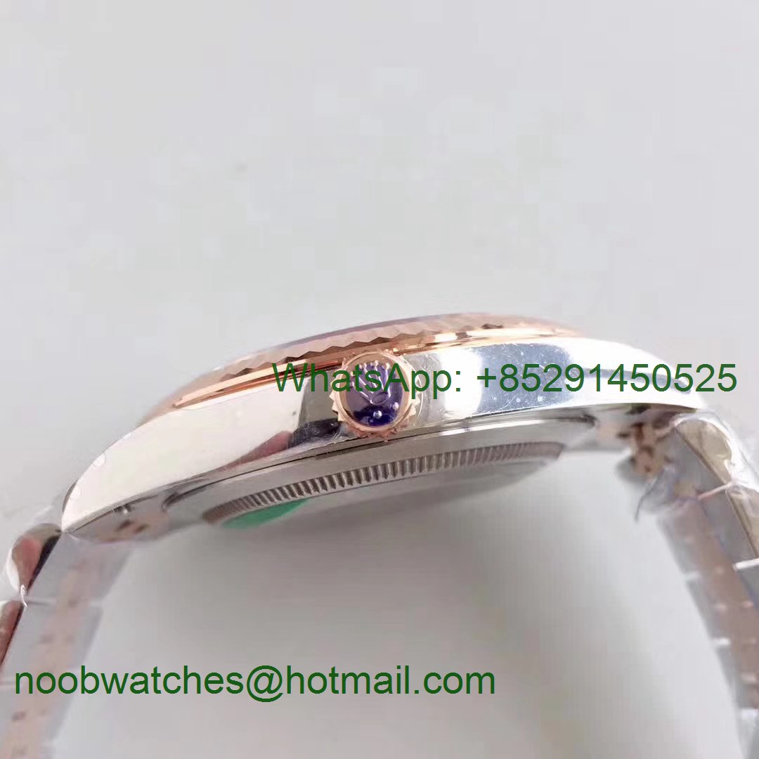 Replica Rolex DateJust 41mm 126333 904L 2tone Rose Gold/Steel GMF 1:1 Best Pink Diamond Dial A2836