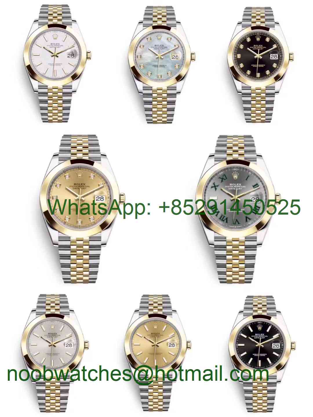 Replica Rolex DateJust 41mm 126333 904L 2tone Yellow Gold/Steel GMF 1:1 Best Edition A2836