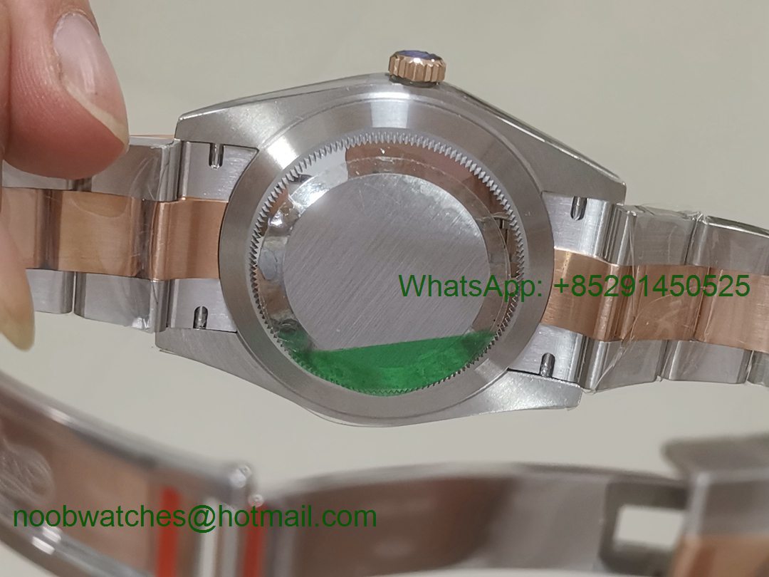 Replica Rolex DateJust 41 126331 Rose Gold/Steel ARF 1:1 Best 904L Chocolate Dial Oyster Bracelet A2824