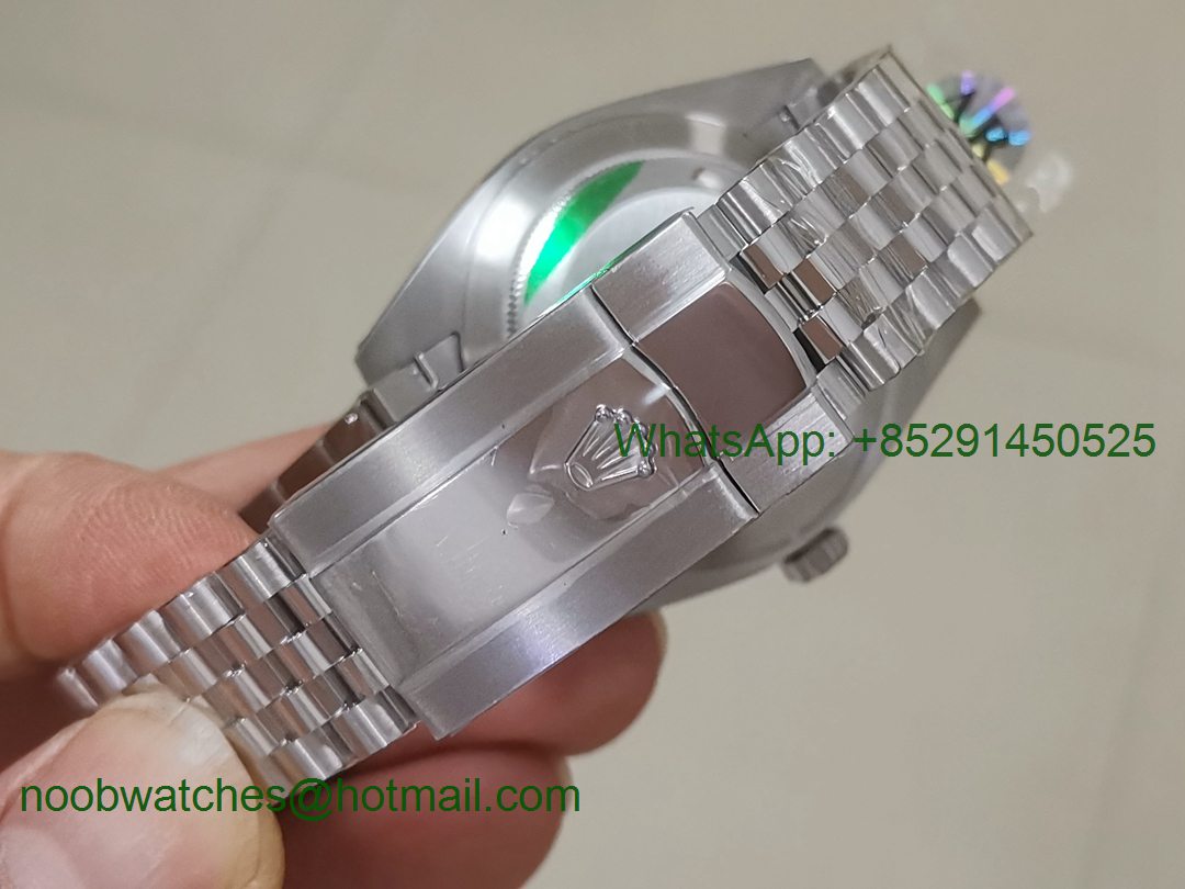 Replica Rolex DateJust 41mm 126334 ARF 1:1 Best Edition 904L Steel Gray Dial Jubilee Bracelet A2824