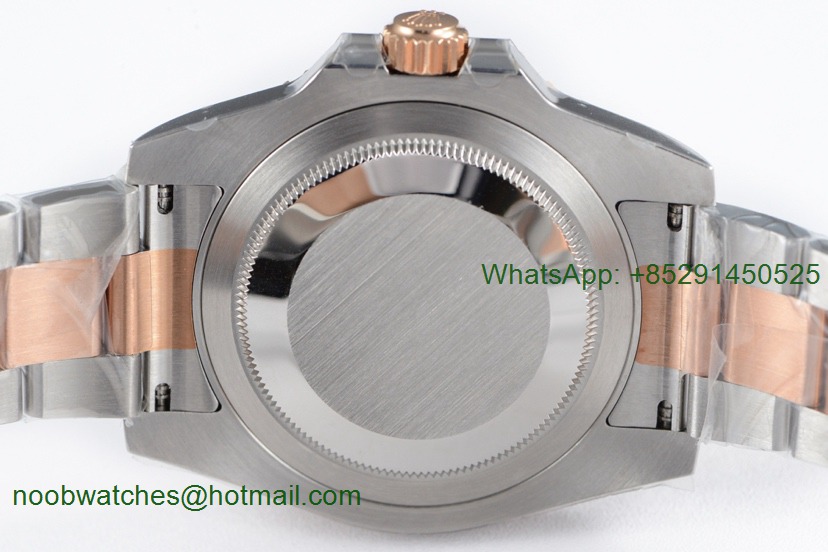 Replica Rolex GMT-Master II 126711 CHNR 2tone Rose Gold/Steel Black/Brown Ceramic EWF Best Edition A2836