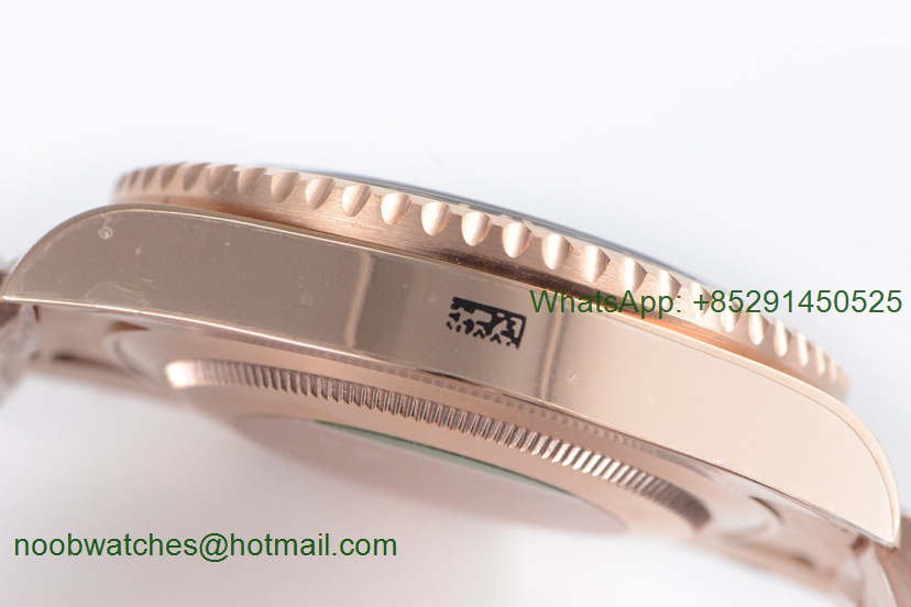 Replica Rolex GMT-Master II 126715 CHNR Black/Brown Ceramic Rose Gold EWF Best Edition A2836