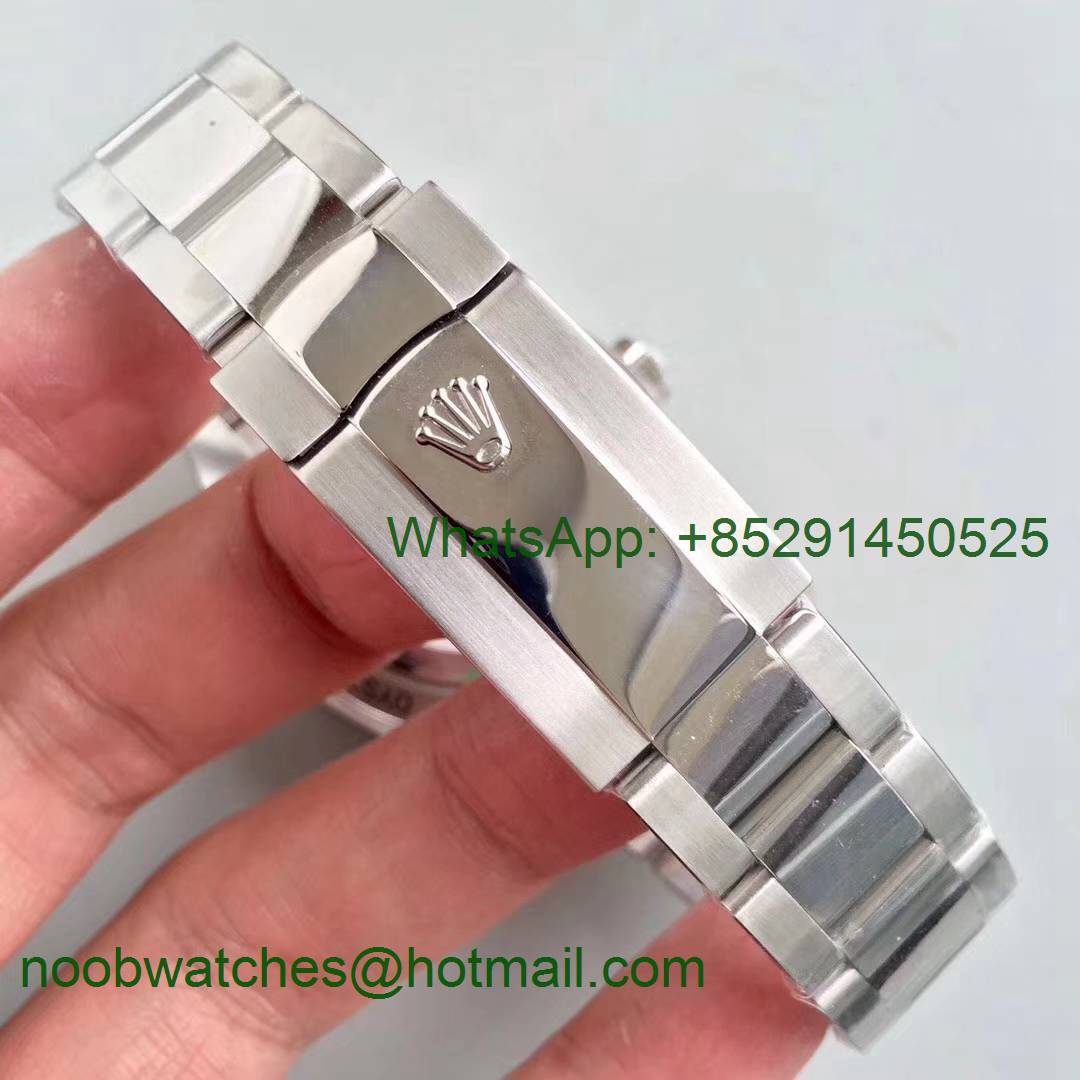 Replica Rolex Milgauss 116400 GV ARF 1:1 Green Sapphire Blue Dial on SS Bracelet A2824
