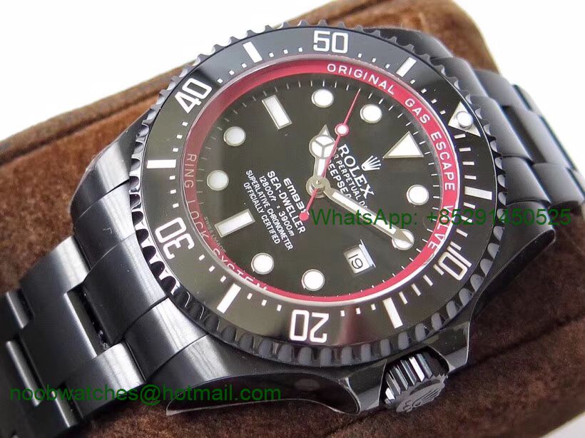 Replica Rolex Sea-Dweller 116660 Bamford PVD VRF 1:1 Best Edition Black Dial Red Rehaut A2836