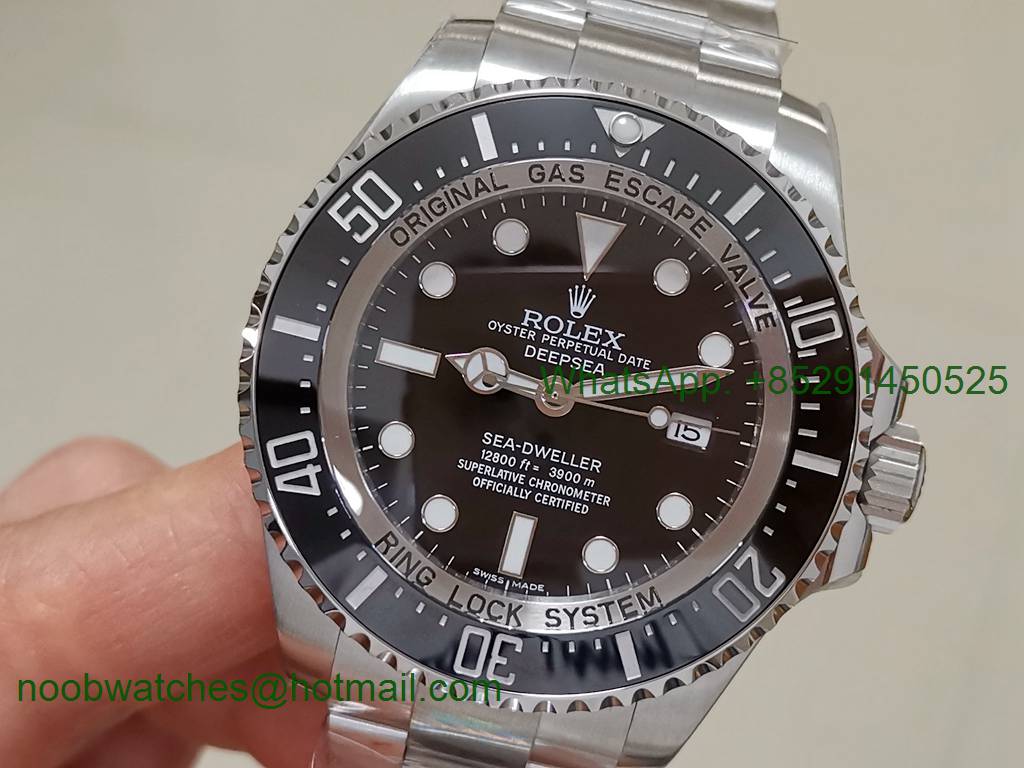 Replica Rolex Sea-Dweller Deepsea 116660 ARF 1:1 Best Edition 904L Black Dial SH3135 V2
