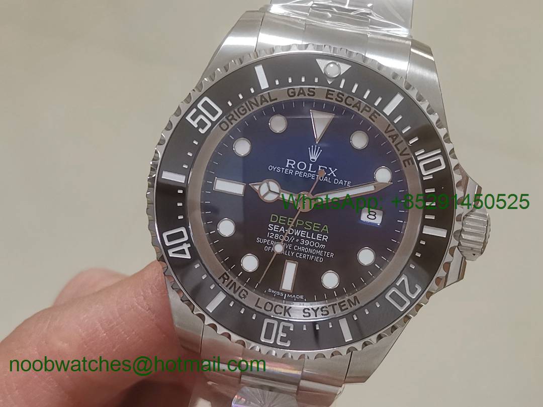 Replica Rolex Sea-Dweller Deepsea 116660 James Cameron ARF 1:1 Best Edition 904L Blue Dial SH3135 V2