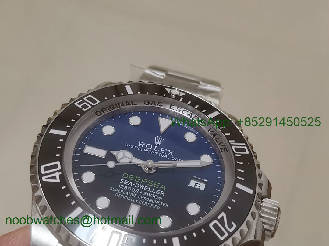 Replica Rolex Sea-Dweller Deepsea 116660 James Cameron ARF 1:1 Best Edition 904L Blue Dial SH3135 V2