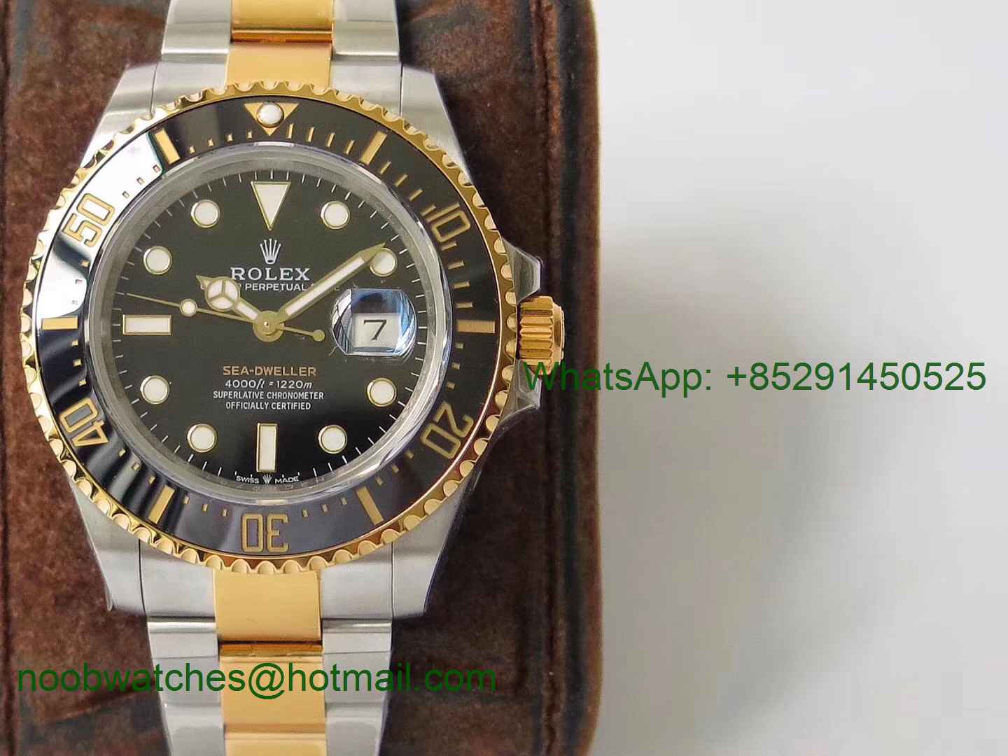 Replica Rolex Sea-Dweller Two Tone Steel/Yellow Gold Wrapped 126603 VRF 1:1 Best Edition 904L A2824