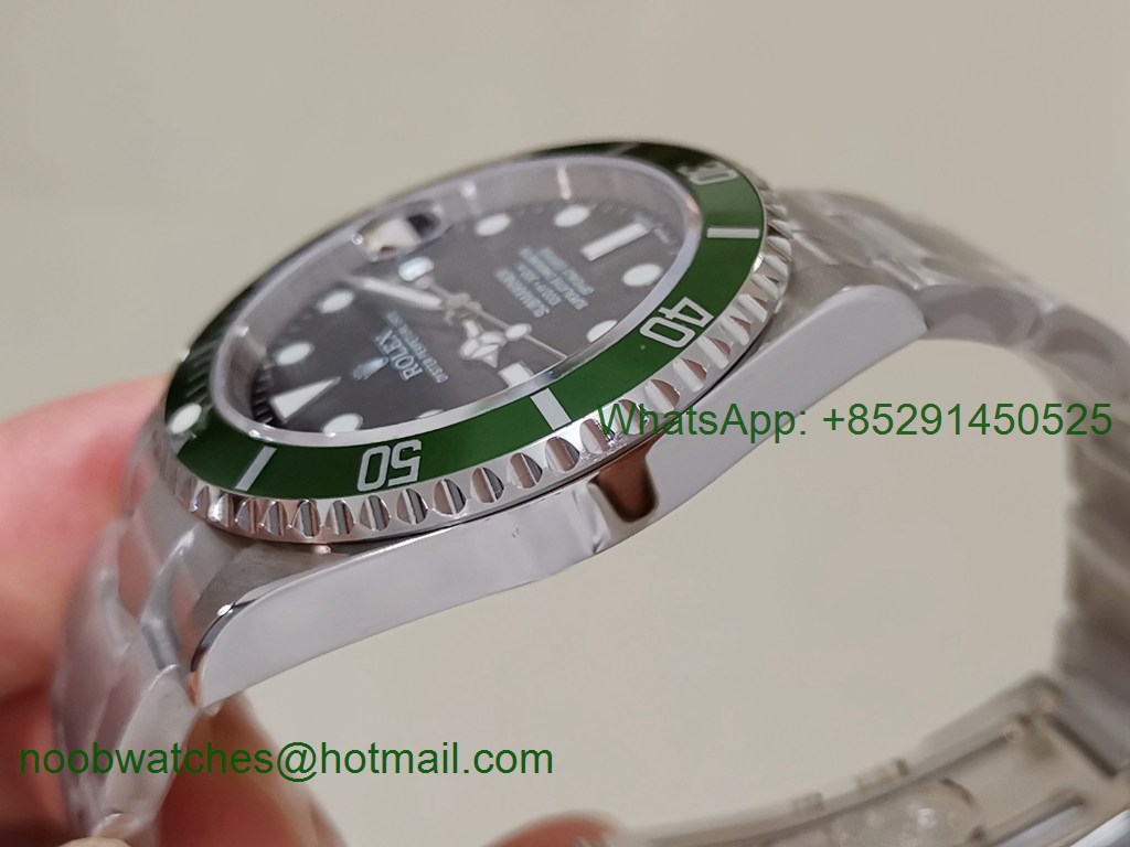 Replica Rolex Submariner 16610 LV 50TH Green Bezel BP Factory Best SA3135