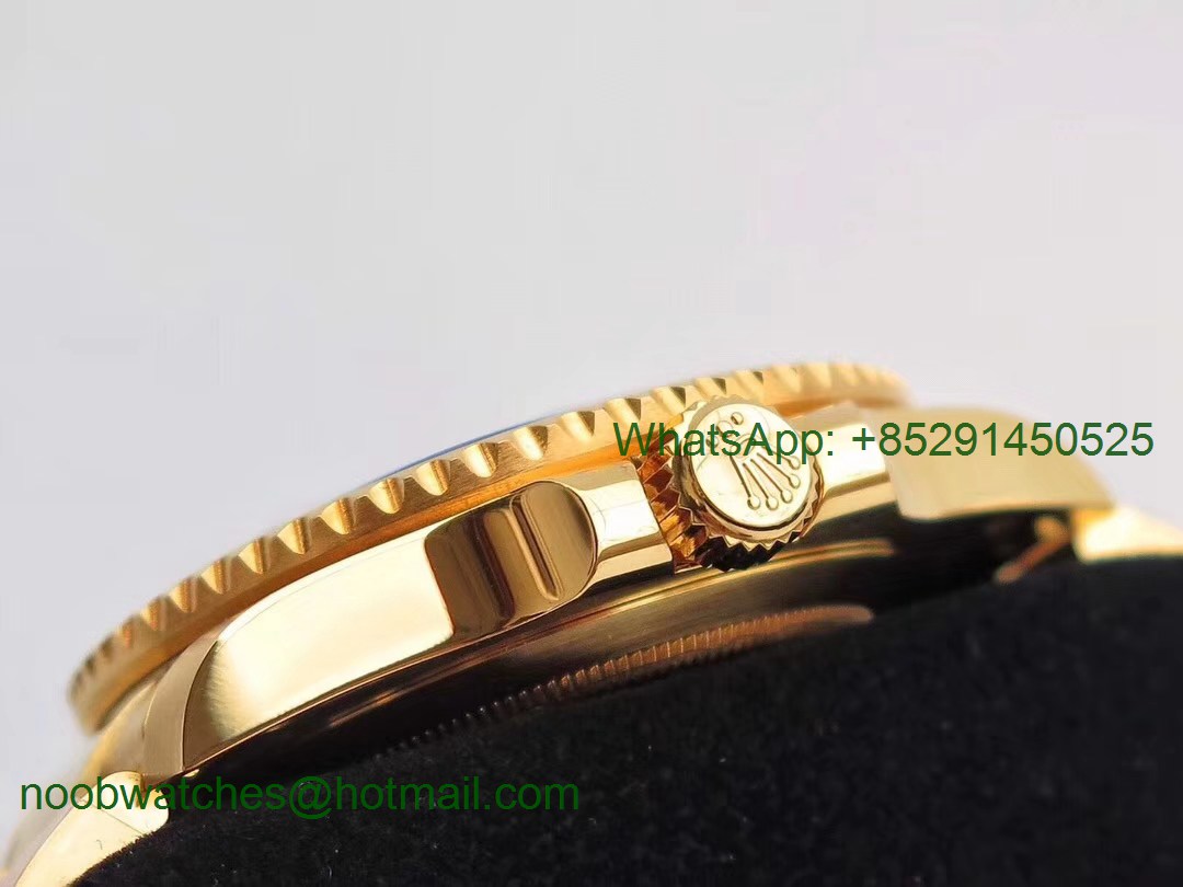 Replica Rolex Submariner 116618 LN VRF 1:1 Best Edition 18kt Yellow Gold Wrapped Black Dial MAX Version
