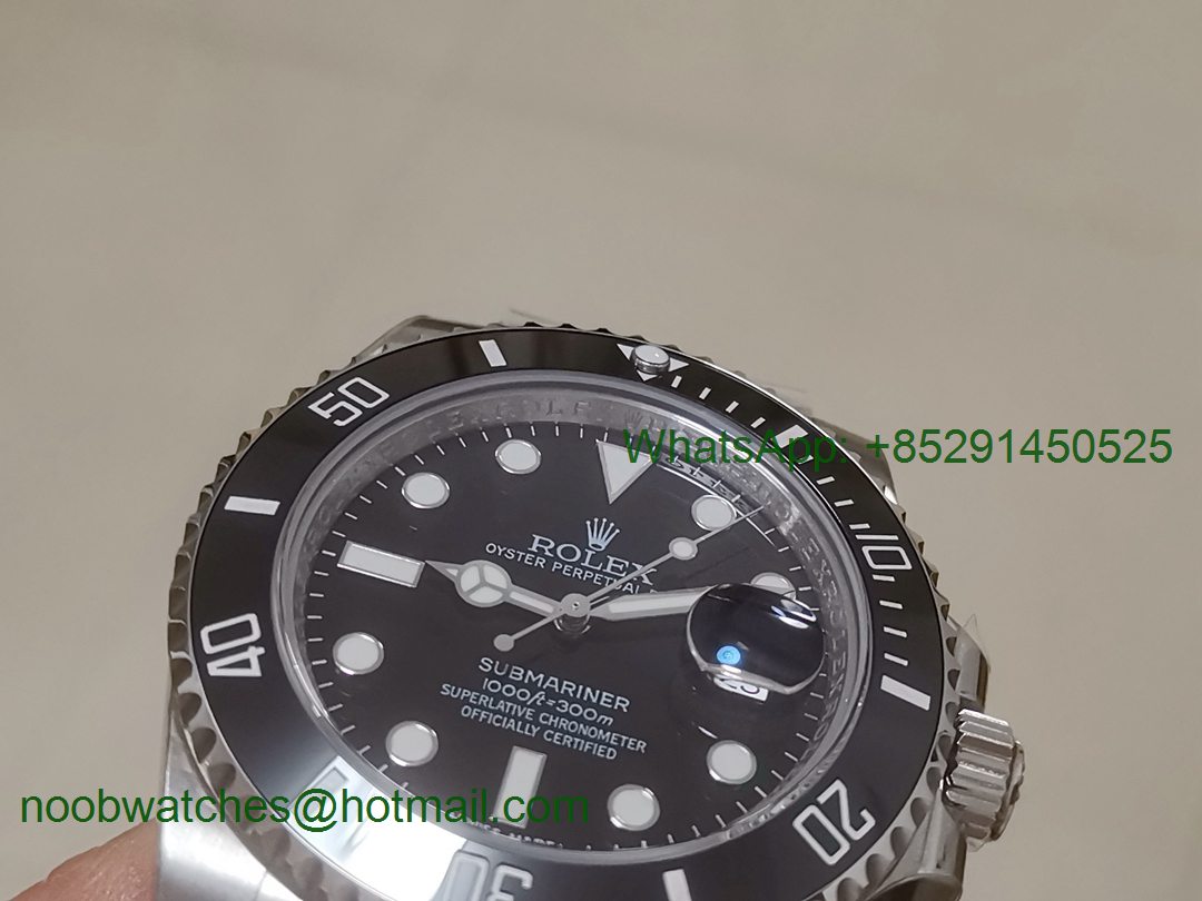 Replica Rolex Submariner 116610 LN Black Ceramic ARF 1:1 Best Edition 904L A2824 V3