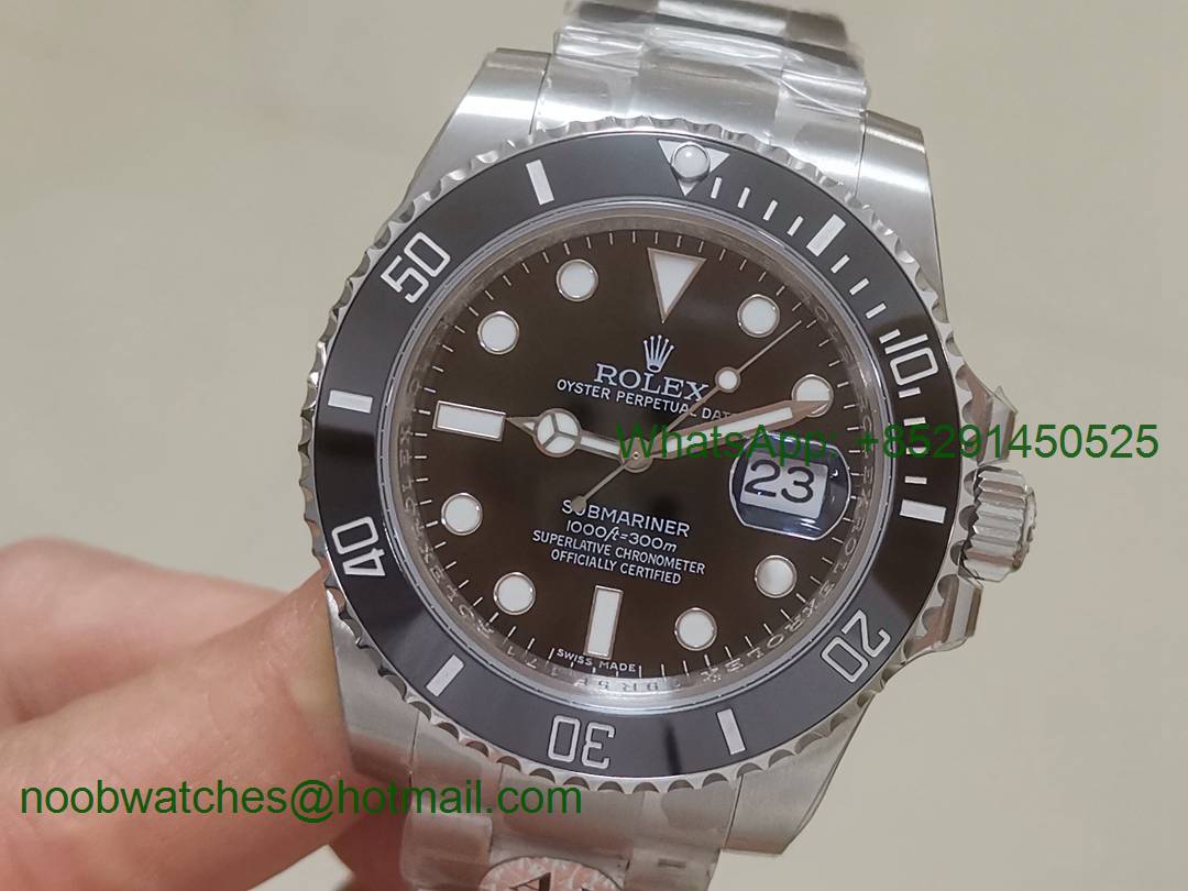 Replica Rolex Submariner 116610 LN Black Ceramic ARF 1:1 Best Edition 904L A2824 V3