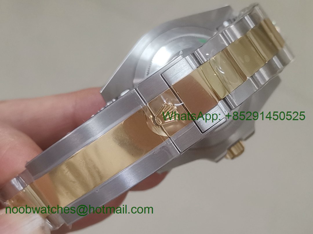 Replica Rolex Submariner 116613 LN 2tone Yellow Gold Black Ceramic ARF 1:1 Best Edition SH3135 V3