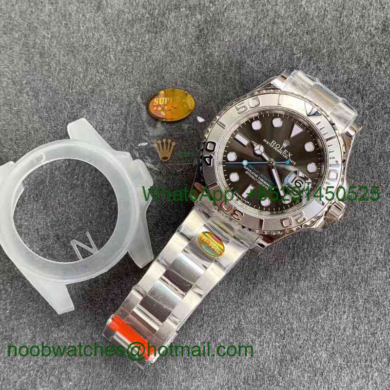 Replica Rolex Yacht-Master 116622 Dark Rhodium Dial 1:1 Noob Best Edition 904L Steel SA3135