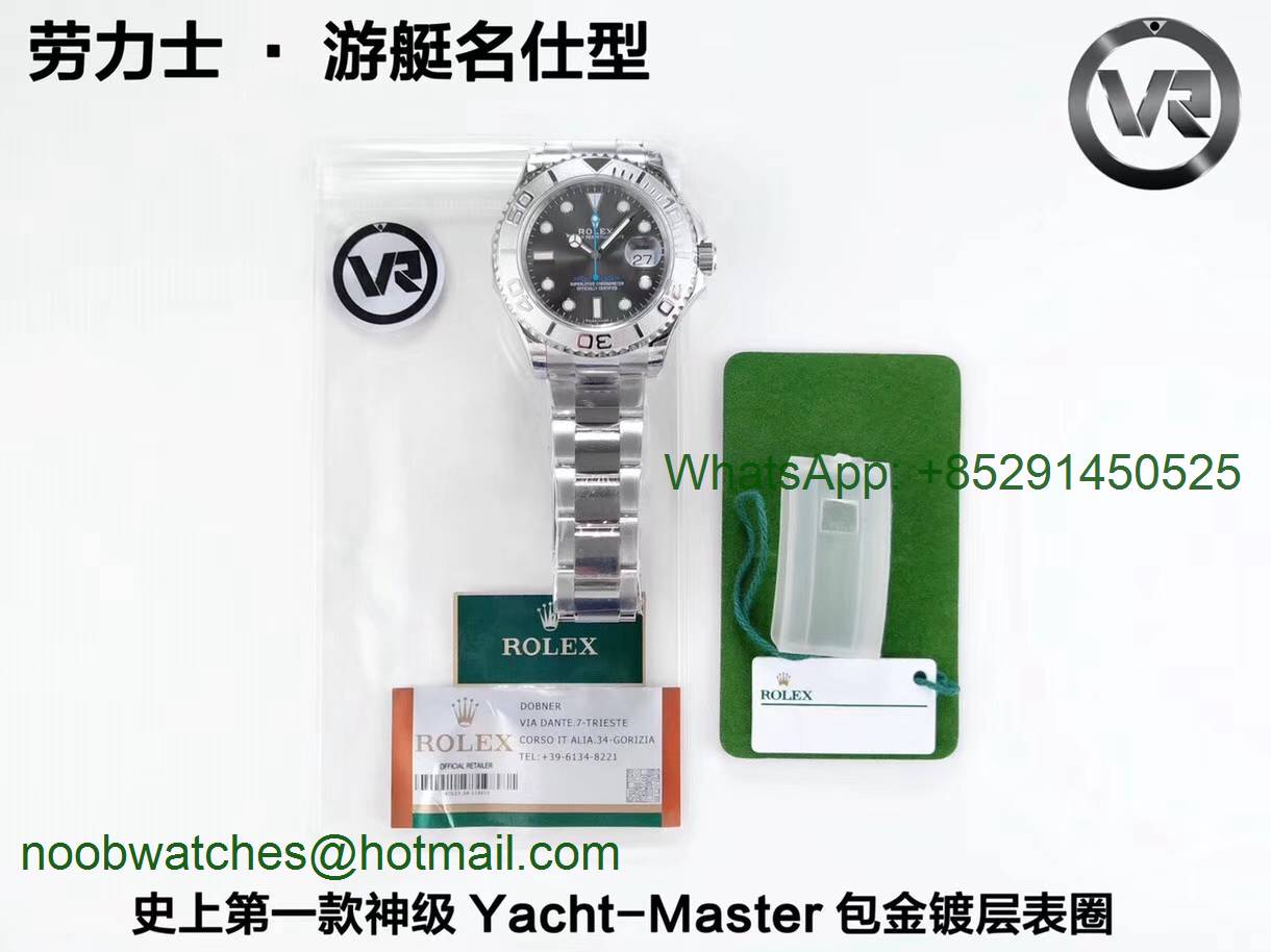 Replica Rolex Yacht-Master 116622 VRF 1:1 Best Edition Blue Dial on SS Bracelet A2836