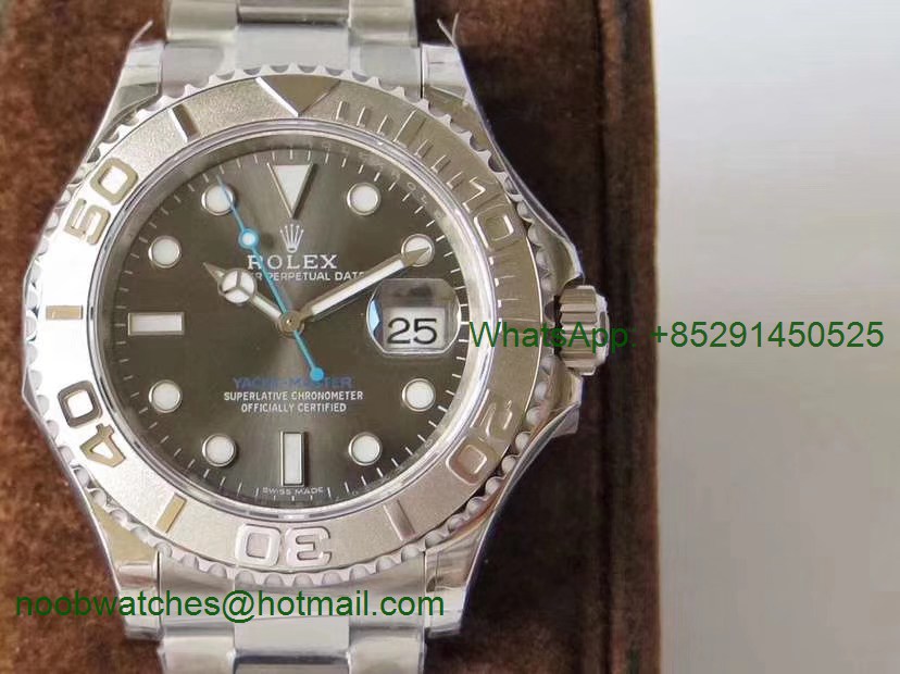 Replica Rolex Yacht-Master 116622 VRF 1:1 Best Edition 2016 Baselworld Gray Dial on SS Bracelet A2836