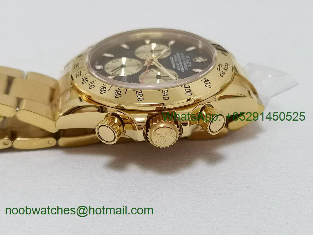 Replica Rolex Daytona ALL Yellow Gold Paul Newman Dial BP Factory 1:1 Version A7750